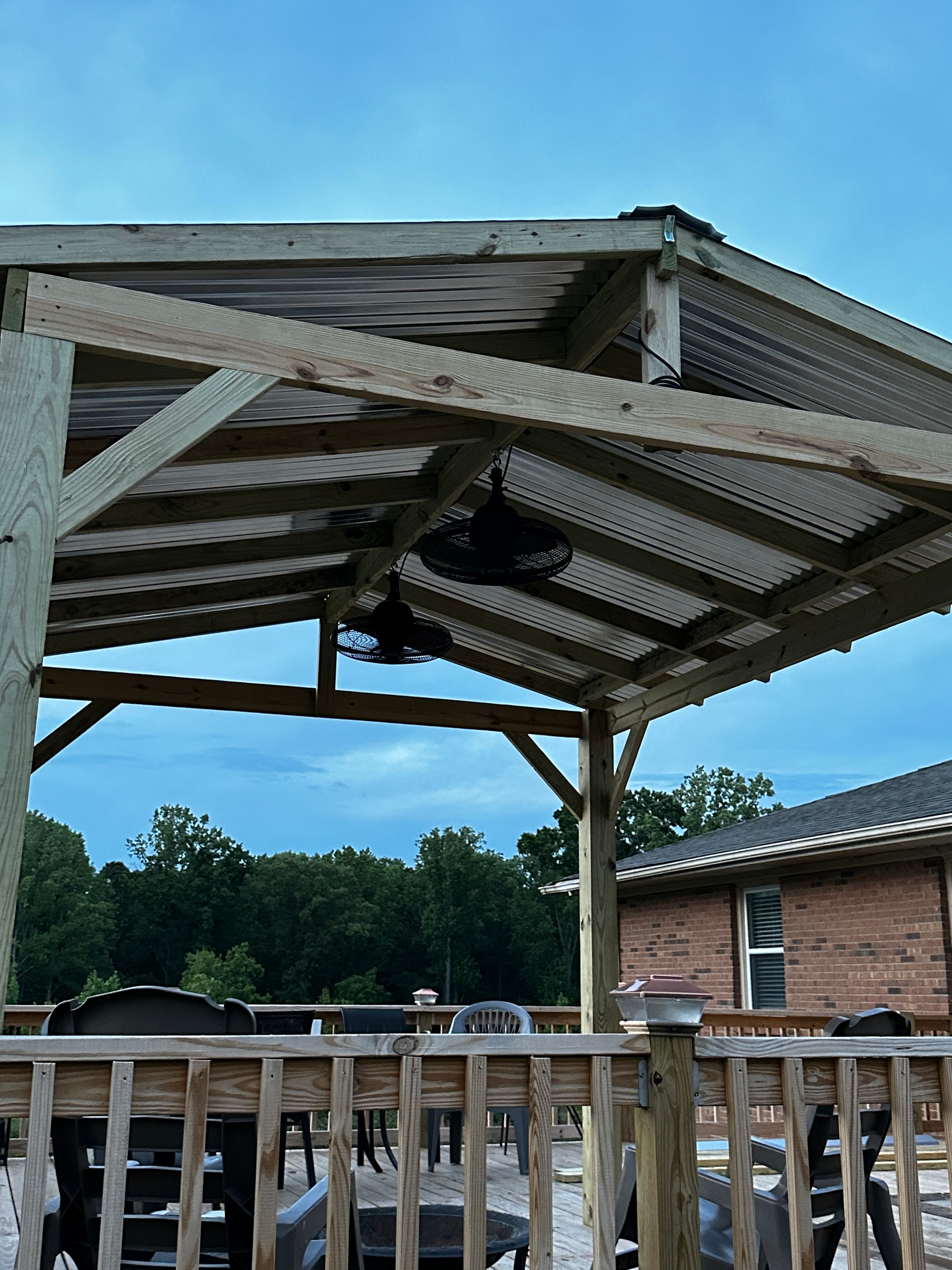Deck with Lattice Skirting