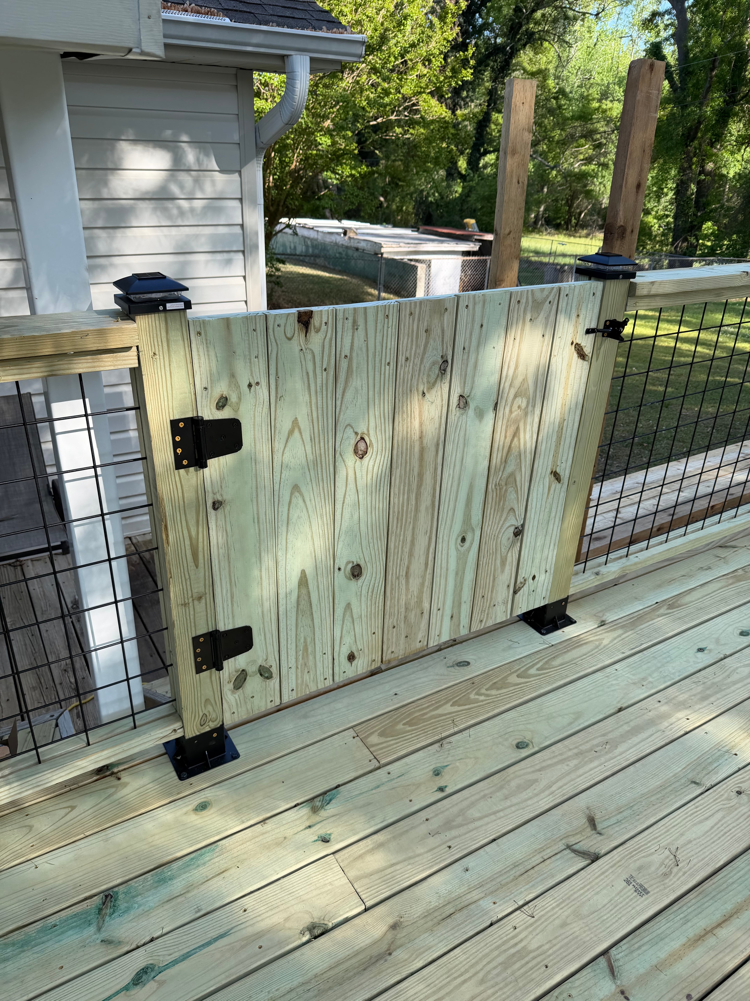 Deck Framing & Gate Construction